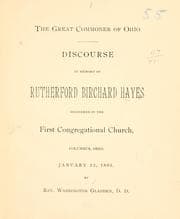 Tapa de The great commoner of Ohio
