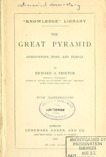 Tapa de Great Pyramid