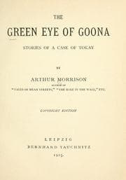 Tapa de The green eye of Goona