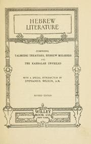 Tapa de Hebrew literature