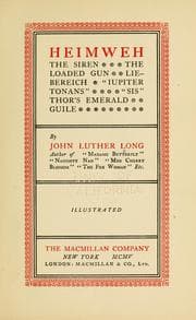 Tapa de Heimweh; The siren; The loaded gun; Liebereich; "Jupiter Tonans"; "Sis"; Thor's emerald; Guile
