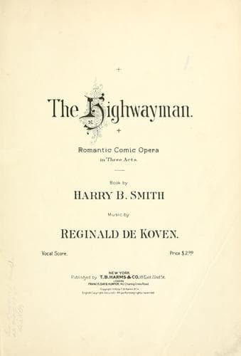 Tapa de The highwayman