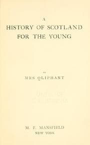 Tapa de A history of Scotland for the young
