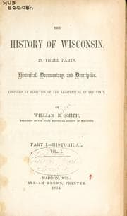 Tapa de The history of Wisconsin