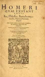 Tapa de Homeri quæ extant omnia