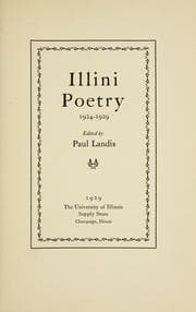 Tapa de Illini poetry