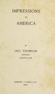 Tapa de Impressions of America