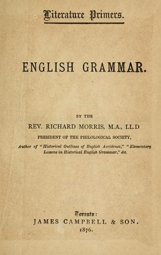 Tapa de English grammar