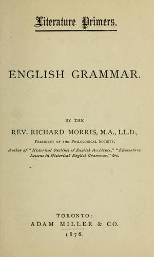Tapa de English grammar