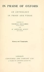 Tapa de In praise of Oxford