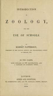 Tapa de Introduction to zoology..