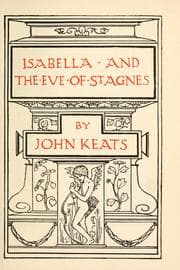 Tapa de Isabella and The eve of St. Agnes