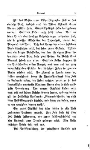 Tapa de Gottfried Kellers Leben