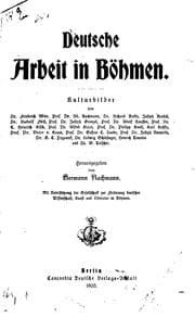 Tapa de Deutsche Arbeit in Böhmen: Kulturbilder