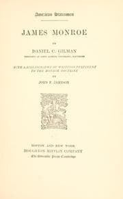 Tapa de James Monroe