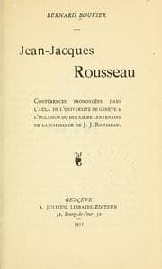 Tapa de Jean-Jacques Rousseau