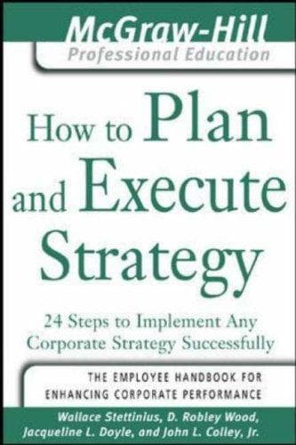 Tapa de How to Plan and Execute Strategy (Mcgraw-Hill Professional Education)