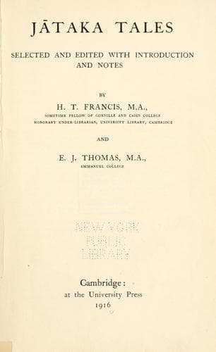 Tapa de Jataka tales