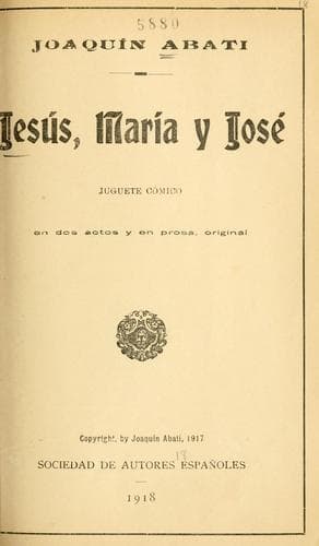 Tapa de Jesús, María y José