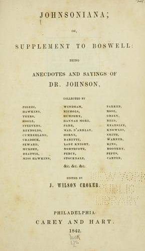 Tapa de Johnsoniana