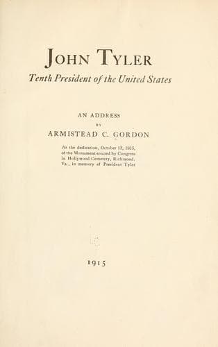 Tapa de John Tyler