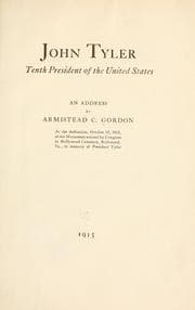 Tapa de John Tyler