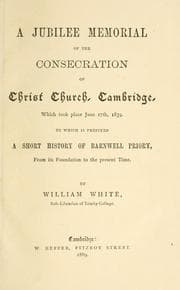 Tapa de A jubilee memorial of the consecration of Christ Church, Cambridge