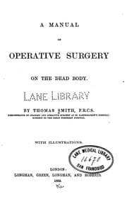 Tapa de A Manual of operative surgery on the dead body