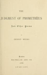 Tapa de The judgment of Prometheus