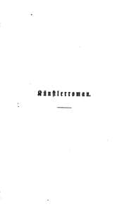 Tapa de Künstlerroman