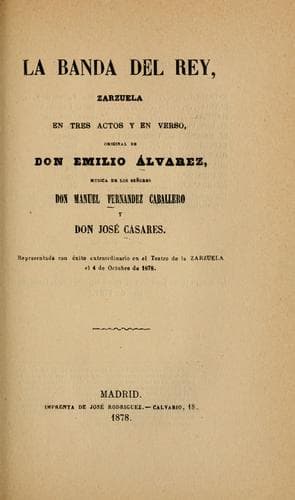 Tapa de La banda del rey