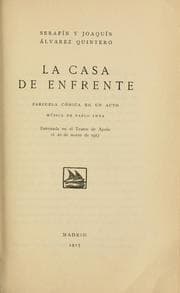 Tapa de La casa de enfrente