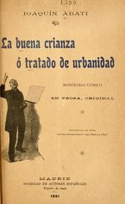 Tapa de La buena crianza, o, Tratado de urbanidad