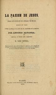 Tapa de La pasión de Jesús