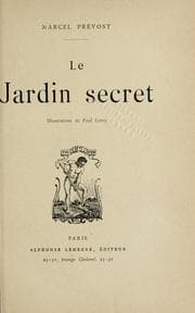 Tapa de Le jardin secret