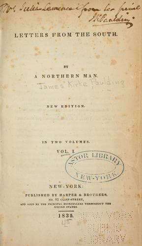 Tapa de Letters from the South