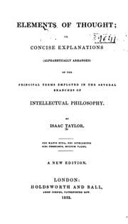 Tapa de Elements of Thought