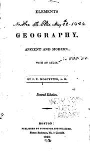 Tapa de Elements of Geography, Ancient and Modern: With an Atlas
