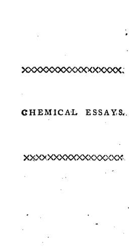 Tapa de Chemical Essays