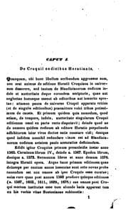 Tapa de Quaestiones horatianae criticae