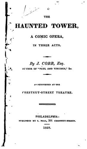 Tapa de The Haunted Tower: A Comic Opera, in Three Acts