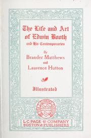 Tapa de The life and art of Edwin Booth and his contemporaries