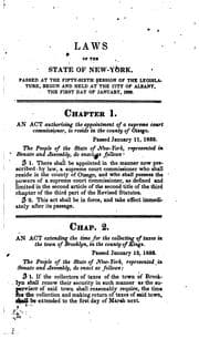 Tapa de Laws of the state of New York