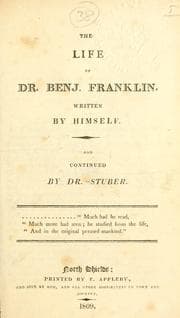 Tapa de The life of Dr. Benj. Franklin