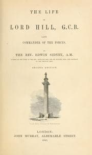 Tapa de The life of Lord Hill, G. C. B., late commander of the forces