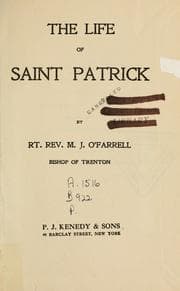 Tapa de The life of Saint Patrick