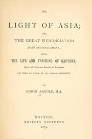 Tapa de The light of Asia or the great renunciation