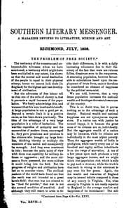 Tapa de Southern literary messenger