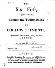 Tapa de The Six First, Together with the Eleventh and Twelfth Books of Euclid's ..