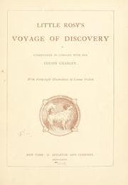 Tapa de Little Rosy's voyage of discovery undertaken in company with her cousin Charley